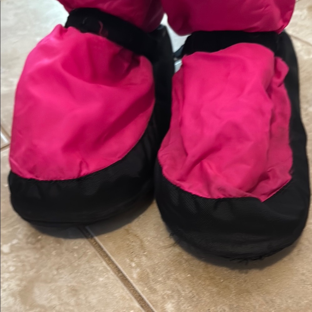 Pink and Black Block Dance Boots small - Picture 4 of 4